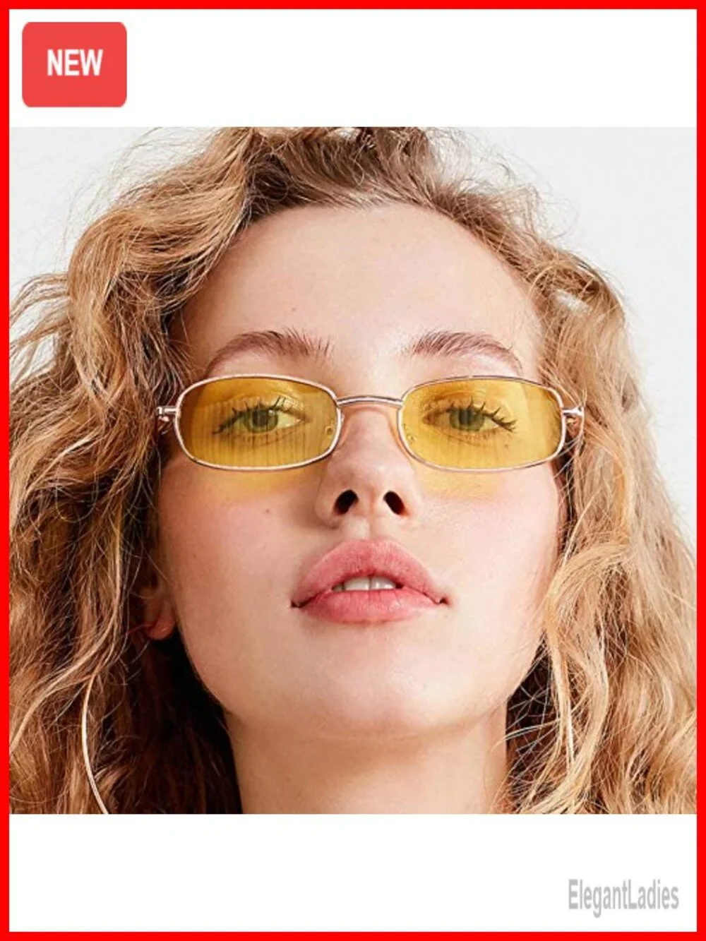 Small Square Retro Metal Frame Non Polarized Sunglasses UV400